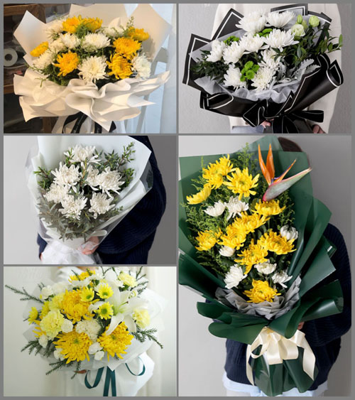 广东汕头市潮南区井都镇古埕社区白事花束代送